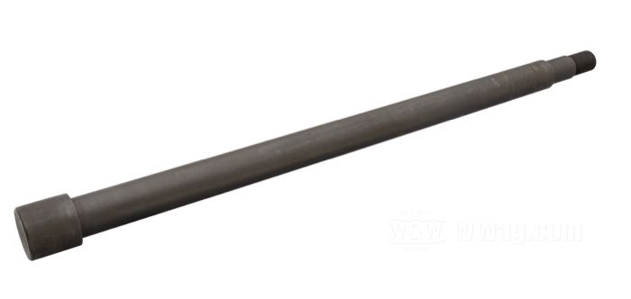 Axe avant de Cannonball; pour Fourches à lames de ressorts Cannonball; roues avec des roulements 17 mm et roues Cannonball; acier, parkerisé; longueur: 333 mm; Ø 17 mm; filetage: 1/2”-20; poids brut: 597 g