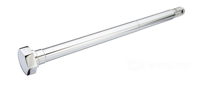 Rear axle; fits FL(H) 1958-1966; steel, chrome-plated; length: 297 mm; Ø 11/16”; thread: 5/8”-18; replaces OEM HD 41552-58A; gross weight: 600 g