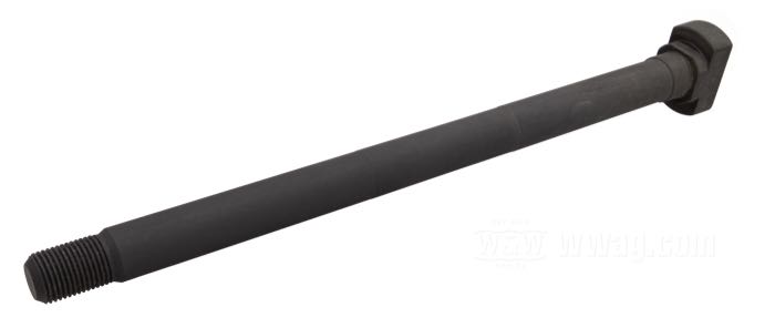 Perno posteriore; atto per OHV 1936, Big Twin 1937-1957; acciaio, parkerizzato; lunghezza: 281 mm; Ø 11/16”; filettatura: 5/8”-18; rimpiazza OEM HD 41552-36; peso lordo: 560 g