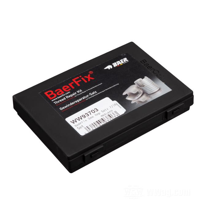 Kit riparazione filettature di Baer; filettatura: 7/16”-14; peso lordo: 345 g