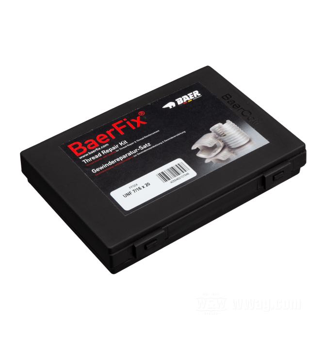 Kit riparazione filettature di Baer; filettatura: 7/16”-20; peso lordo: 342 g
