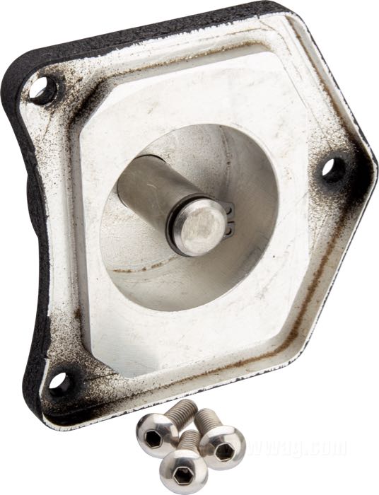 Pulsante avviamento; per Solenoide; atto per motorini 1991→; alluminio fuso / acciaio, nero; con viti di accaio inox; peso lordo: 130 g