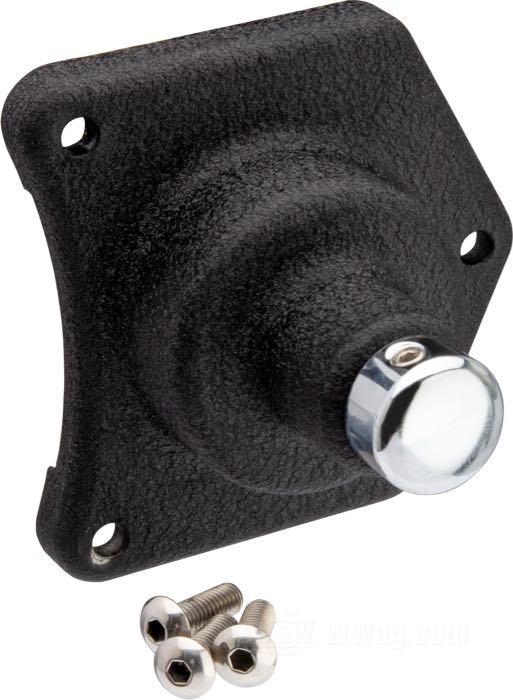 Pulsante avviamento; per Solenoide; atto per motorini 1991→; alluminio fuso / acciaio, nero; con viti di accaio inox; peso lordo: 130 g