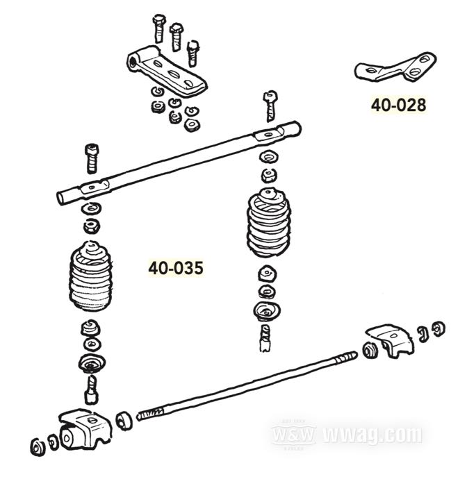 Supporto »T-Bar«; per Buddy seats; atto per Big Twin 1930-1976; acciaio; rimpiazza OEM HD 52551-36A; peso lordo: 160 g
