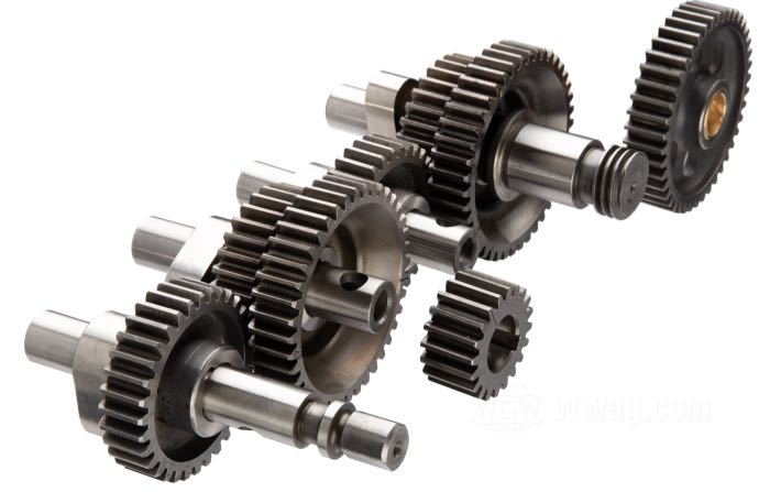 Cam shafts by The Cyclery; fits V models 1934-1936; steel; valve lift (IN/EX): 10.7/10.7 mm; replaces OEM HD 613-30A, 611-30C, 610-30B, 612-34A, 619-30, and 604-30; Europe; gross weight: 2.3 kg