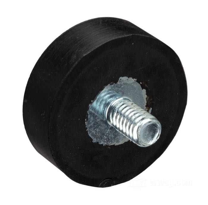 Rubber mount; steel / rubber, steel plate Ø on both sides: 13/16”; Ø 39.5 mm; thread: 5/16”-18; thickness: 1/2 ”; replaces OEM HD 69125-65; gross weight: 50 g