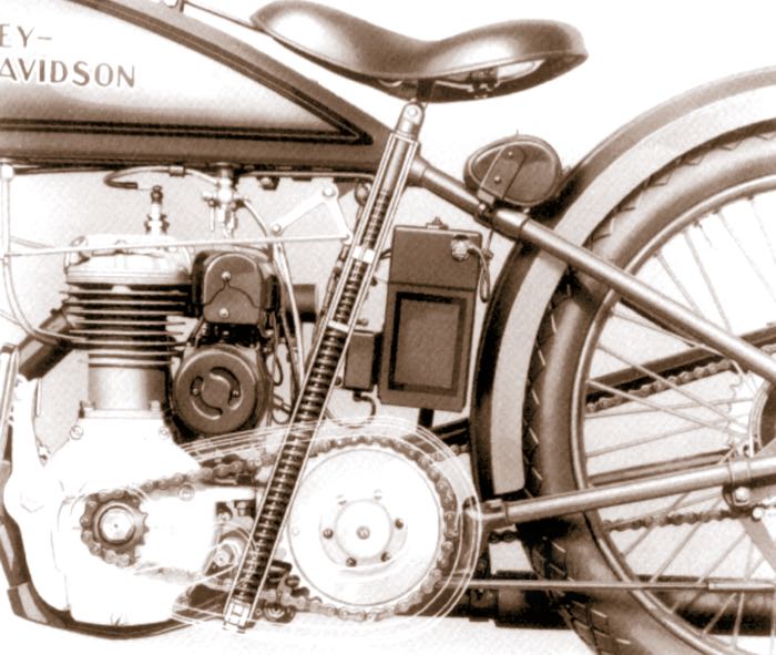 Pin by Colony; for T-Bar / Seat post unit; fits all models 1929→, except  1929-1934 Singles 21”; steel; with spring; replaces OEM HD 3111-29, 3112-29, 51918-29, and 51920-29; USA; gross weight: 20 g