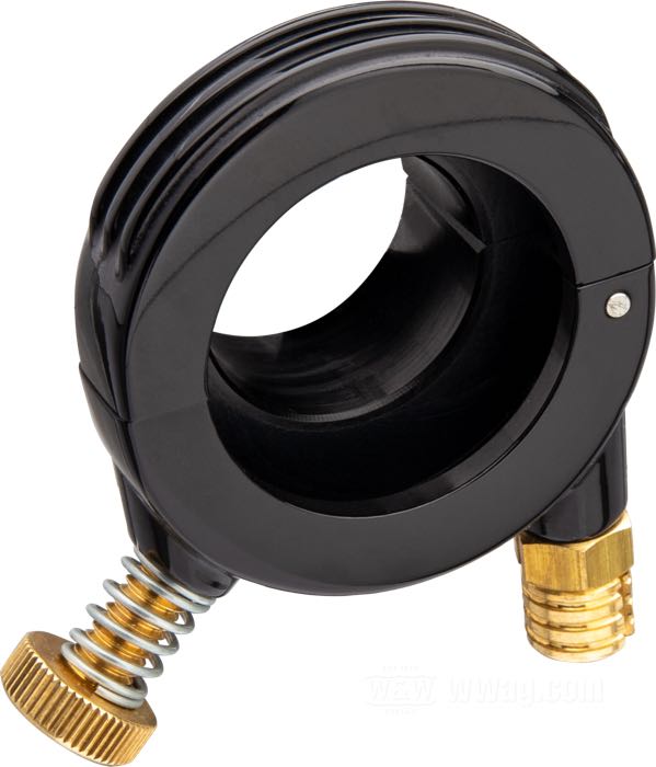 Cocotte de poignée d'accélération »Deluxe« de Kustom Tech; alu forgé, noir; filetage: M6; Italie; poids brut: 95 g