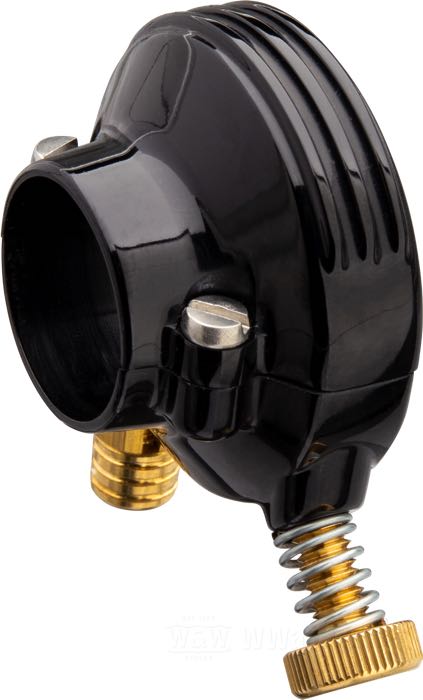 Cocotte de poignée d'accélération »Deluxe« de Kustom Tech; alu forgé, noir; filetage: M6; Italie; poids brut: 95 g