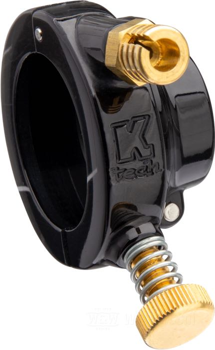 Cocotte de poignée d'accélération »Deluxe« de Kustom Tech; alu forgé, noir; filetage: M6; Italie; poids brut: 95 g