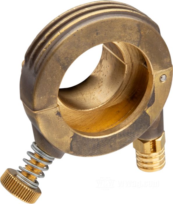 Cocotte de poignée d'accélération »Deluxe« de Kustom Tech; laiton, naturel; filetage: M6; Italie; poids brut: 180 g