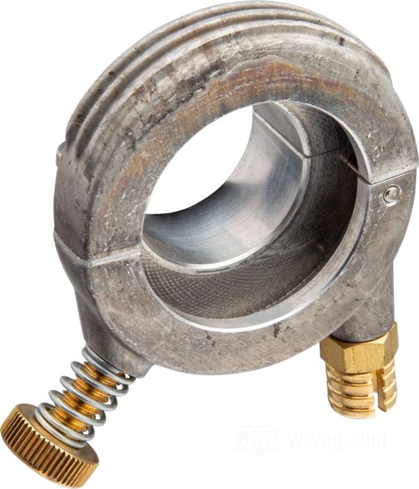 Cocotte de poignée d'accélération »Deluxe« de Kustom Tech; alu forgé, naturel; filetage: M6; Italie; poids brut: 100 g