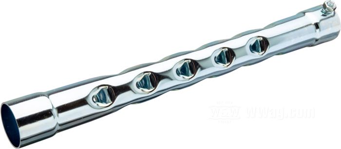 Baffle »Drag Pipes Baffles«; steel; length: 300 mm; header Ø: 1-1/2”; gross weight: 310 g