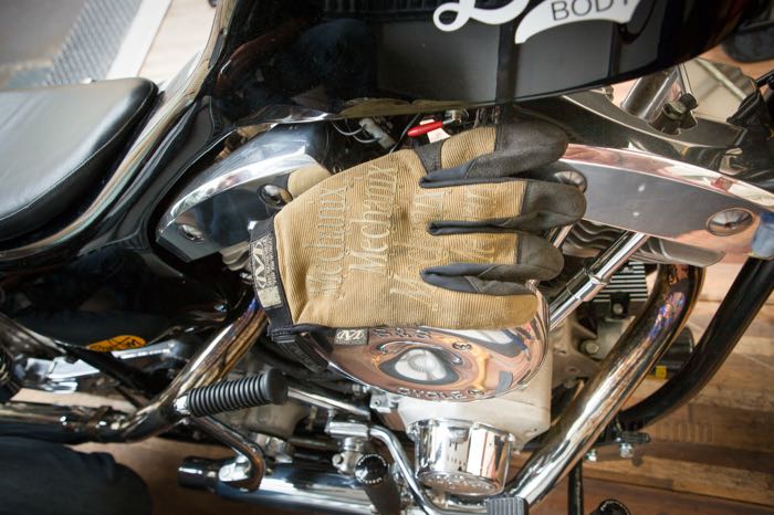 Guanti »Original« di Mechanix Wear; tessuto poliestere / similpelle, marrone coyote; taglia: M; peso lordo: 104 g