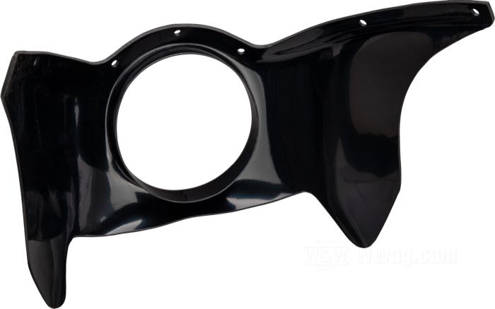 Cupolino »Wide Glide« di Arlen Ness; atto per modelli FL, FXWG e FXST; senza supporto faro; ABS; con staffe di faro laterali; peso lordo: 1.4 kg