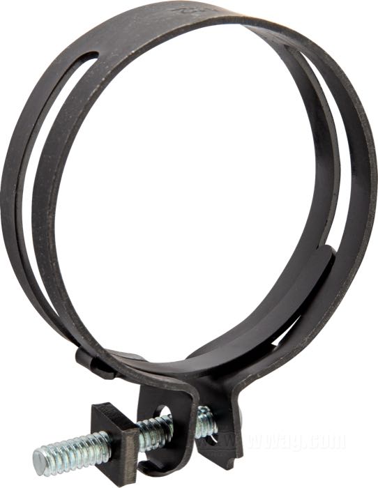 Hose clamp; for Air cleaner; fits WLA 1941-1945; steel, parkerized; width: 5/8”; Ø 2-1/8”; for Linkert M 88 carburetors; replaces OEM HD 1413-41M, and 29085-41; gross weight: 30 g