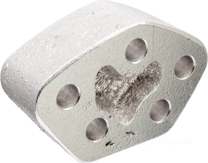 Entretoise; pour embrayage au pied; adaptable à Big Twin 4 vitesses équipées d'embrayage au pied 1970→; alu coulé; largeur: 33 mm; remplace OEM HD 36869-70; poids brut: 210 g