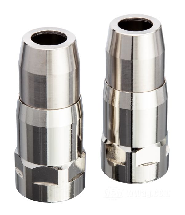Coperchi di Competition Distributing; per valvole & molle scarico; atto per Twin 1918-1929; acciaio, nichelato; rimpiazza OEM HD 192-18 e 193-18; U.S.A.; peso lordo: 210 g