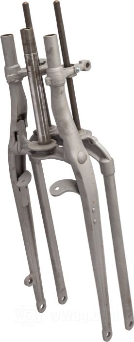Kit de fourches rigide et amortisée de Cannonball; pour fourche Cannonball I-Beam Springer; acier, naturel; poids brut: 11 kg