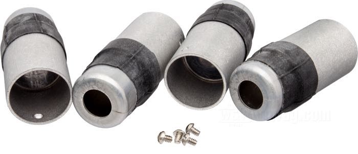 Cubre-resortes de válvula; apropiado para WLDR 1940, WR 1941-1952; aluminio, acabado de máquina; con juntas de goma y tornillos de seguridad; reemplaza OEM HD 80173-40 y 80174-40; EE. UU.; peso bruto: 131 g