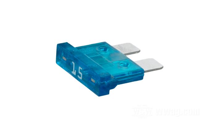 Schmelzsicherung »Standard ATO«; Kunststoff, blau; 15 A; ersetzt OEM HD 72347-94 und 72330-95; Bruttogewicht: 2 g