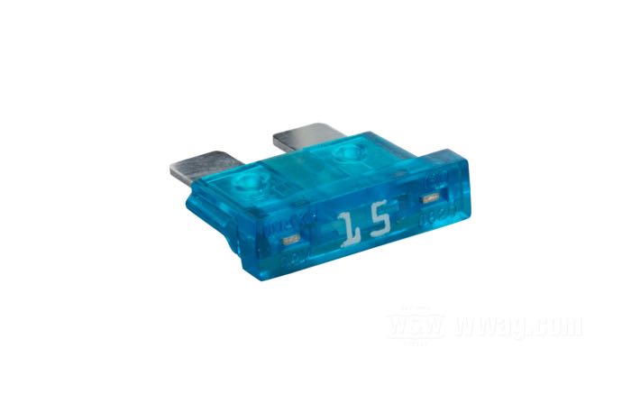 Schmelzsicherung »Standard ATO«; Kunststoff, blau; 15 A; ersetzt OEM HD 72347-94 und 72330-95; Bruttogewicht: 2 g