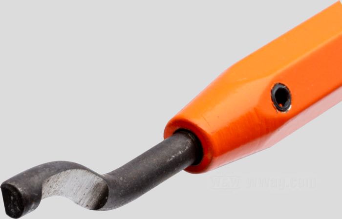 Strumento da sbavare di Bahco; alluminio / acciaio; lunghezza: 151 mm; peso netto: 21 g; peso lordo: 31.6 g
