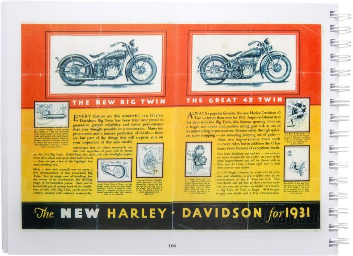 Libro »The Harley-Davidson VL Years 1930-1936«; carta; larghezza x altezza: 28 x 21 cm; di Steve Slocombe; spiralatura; a colori + bianco e nero; inglese; ISBN: 9780952750536; peso lordo: 1.12 kg