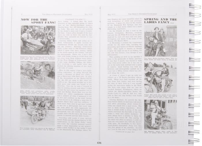 Libro »The Harley-Davidson VL Years 1930-1936«; carta; larghezza x altezza: 28 x 21 cm; di Steve Slocombe; spiralatura; a colori + bianco e nero; inglese; ISBN: 9780952750543; peso lordo: 1.12 kg
