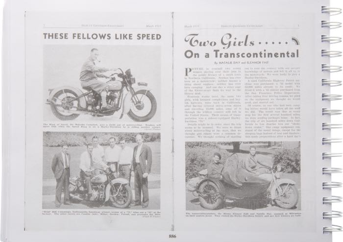 Libro »The Harley-Davidson VL Years 1930-1936«; carta; larghezza x altezza: 28 x 21 cm; di Steve Slocombe; spiralatura; a colori + bianco e nero; inglese; ISBN: 9780952750550; peso lordo: 1.33 kg
