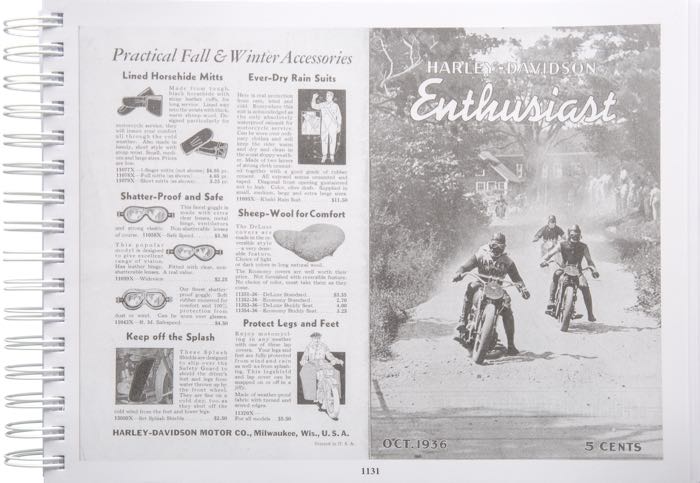 Libro »The Harley-Davidson VL Years 1930-1936«; carta; larghezza x altezza: 28 x 21 cm; di Steve Slocombe; spiralatura; a colori + bianco e nero; inglese; ISBN: 9780952750567; peso lordo: 1.53 kg