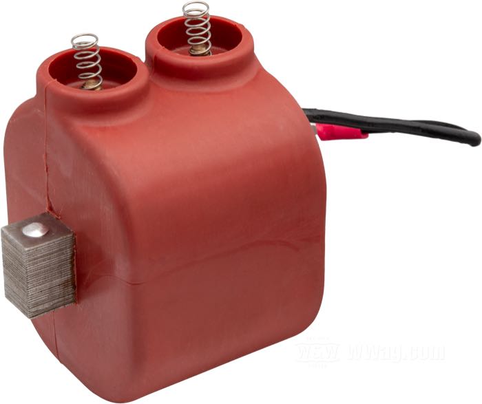 Bobina di accensione di Morris Magneto; per Magnete; atto per XLCH 1958-1969, magneti Morris e Joe Hunt; rosso; con molle; rimpiazza OEM HD 29524-55A; U.S.A.; peso lordo: 320 g