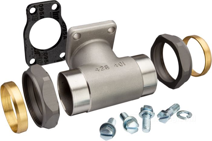 Collettore d'aspirazione di Cannonball; atto per Knuckleheads e Panheads 1940-1954; ghisa, CAD (procedimento ZnNi); larghezza: 90 mm; per carburatori Linkert serie M; rimpiazza OEM HD 27028-41 e 27029-48; peso lordo: 410 g