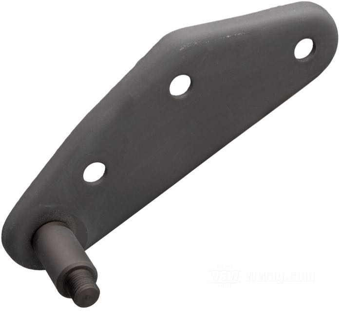 Backing plate; for Brake pedal; fits Big Twin 1936-1957; steel, parkerized; replaces OEM HD 42480-36; gross weight: 314 g