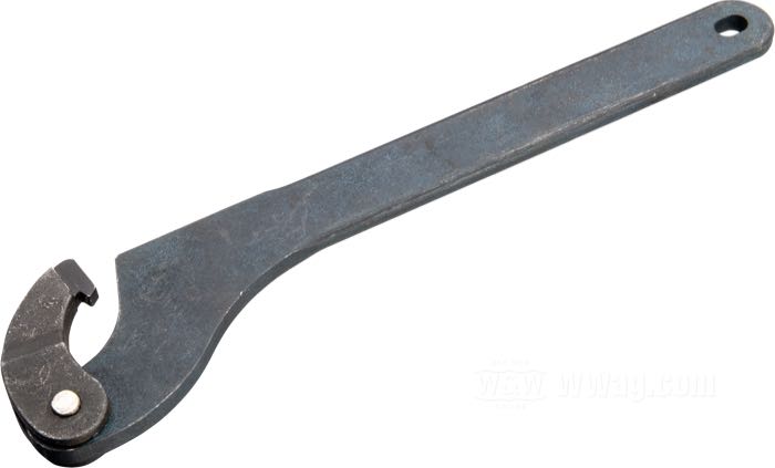 Hook wrench; for Exhaust Nuts; fits 1200cc models 1921→ and 1000cc models 1925→; gross weight: 100 g