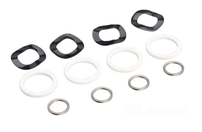 Ausgleichskit; für Kipphebel; passend für Shovelhead; Stahl / Federstahl / Kunststoff; Bruttogewicht: 10 g