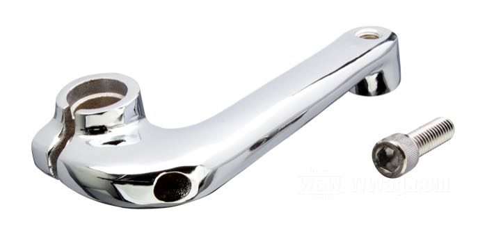 Foot shift lever; fits Sportster 2004→; steel, chrome-plated; splined; replaces OEM HD 34660-04, and 2708A; gross weight: 304 g