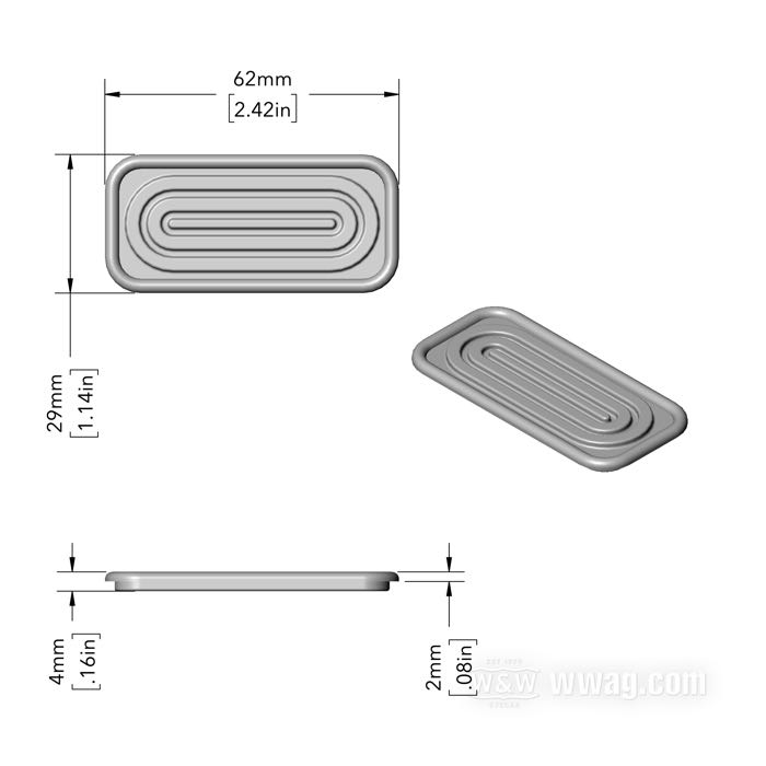 Gasket by Performance Machine; for Lid / Brake master cylinder; rubber; gross weight: 10 g