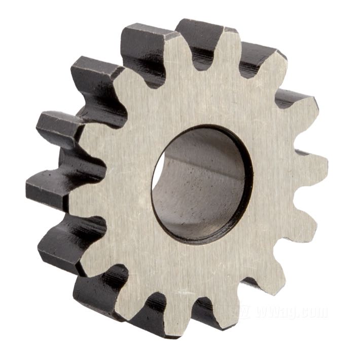 Zahnrad; für Ölpumpe; passend für Big Twin OHV 1936-1947; Mitläufer, Zulauf; Stahl; 6.3 mm stark; ersetzt OEM HD 26317-36; Bruttogewicht: 19 g