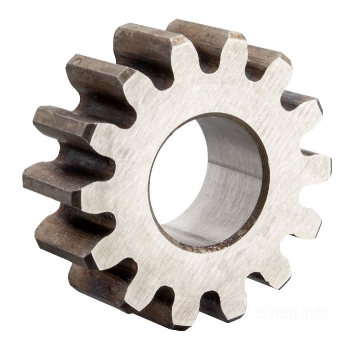 Zahnrad; für Ölpumpe; passend für Big Twin OHV late 1962-1967; Mitläufer, Zulauf; Stahl; 9.5 mm stark; ersetzt OEM HD 26317-62; Bruttogewicht: 23 g