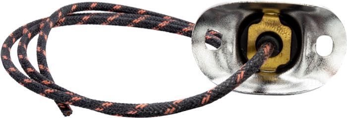 Pulsante; per Clacson / Motorino avviamento; per manubrio da 1”; atto per 1926-1952; acciaio / ottone / plastica, cromato; altezza: 17 mm; con viti di montaggio; peso lordo: 35 g