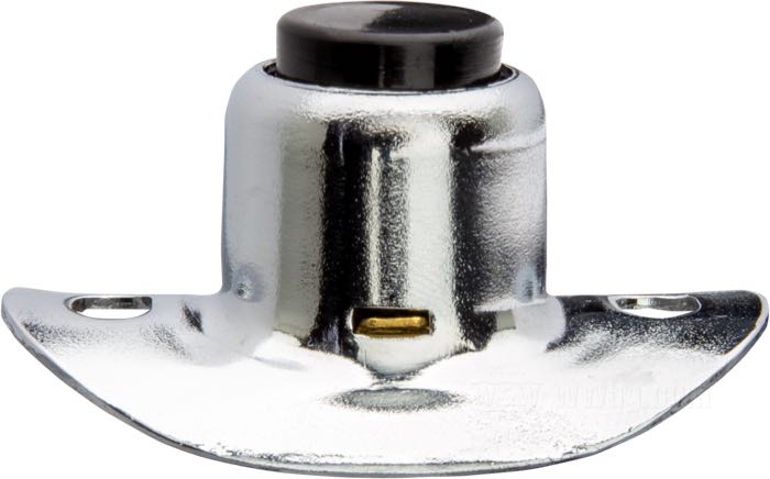 Pulsante; per Clacson / Motorino avviamento; per manubrio da 1”; atto per 1926-1952; acciaio / ottone / plastica, cromato; altezza: 17 mm; con viti di montaggio; peso lordo: 35 g