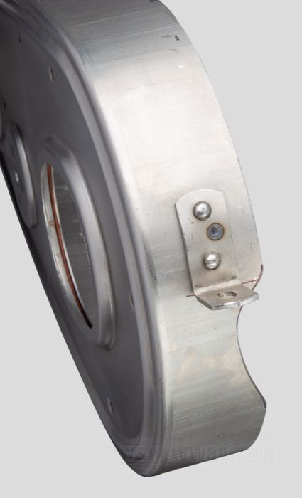 Primary chain guard set by The Cyclery; fits Singles 1926-1929; steel, bare; Outer height motor sprocket bulge (A): 69 mm; Inner height clutch bulge (B): 45 mm; Outer height clutch bulge (C): 56 mm; replaces OEM HD 3801-26; gross weight: 2.39 kg