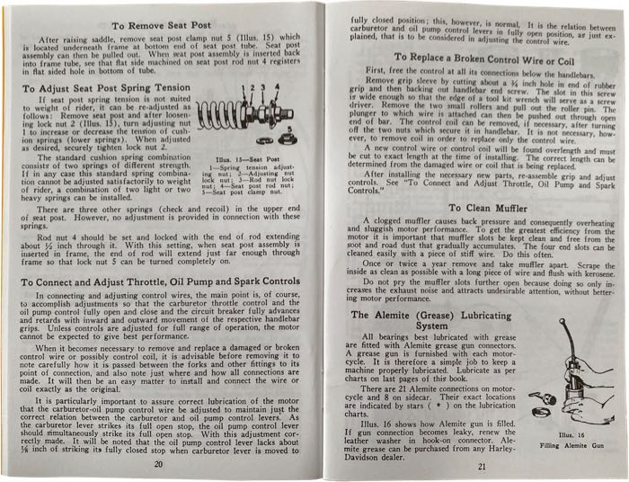 Buch »Riders Handbook«; passend für Big Twin 1915-1929; Papier; Breite x Höhe: 12 x 17 cm; schwarz-weiß; 36 Seiten; Bruttogewicht: 40 g
