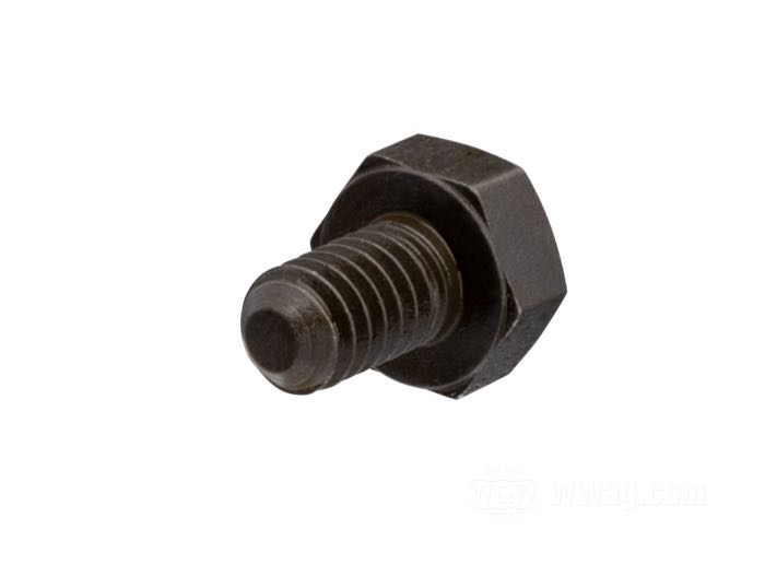 Schraube von Colony; für Luftfilter-Grundplatte; Stahl, parkerisiert; Länge: 3/8”; für Linkert Vergaser M-Baureihe; Gewinde: #12-24; ersetzt OEM HD 3625; USA; Bruttogewicht: 4 g