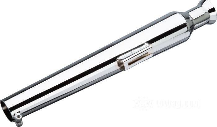 Schalldämpfer »Bell Tip« von Paughco; Stahl; Länge: 51 cm; Ø 7.5 cm; ohne Prüfzeichen; USA; Bruttogewicht: 1.7 kg