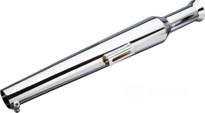 Schalldämpfer »Bell Tip« von Paughco; Stahl; Länge: 56 cm; Ø 7.5 cm; ohne Prüfzeichen; USA; Bruttogewicht: 1.67 kg
