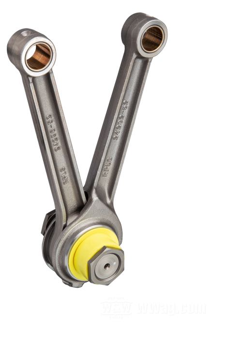 Kit de bielas; apropiado para Sportster late 1981-1985; acero; reemplaza OEM HD 24275-80A; peso bruto: 1.8 kg