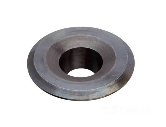 Cuvettes ressort soupape; adaptable à Sportster 1957-1984; upper; acier; Ø 34.6 mm; remplace OEM HD 18221-57B; poids brut: 23 g