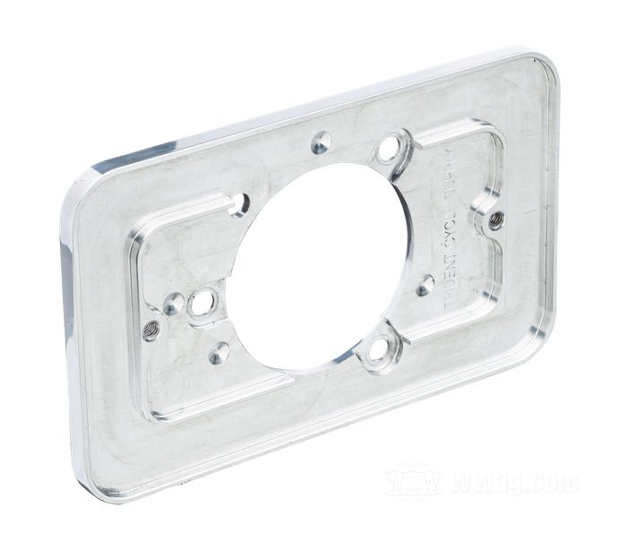 Filtre à air »Breadbox Mini« de Trident Cycle Supply; alu billet / acier inox, poli; L x H x P: 148 x 91 x 35.6 mm; pour carburateurs CV; USA; poids brut: 390 g